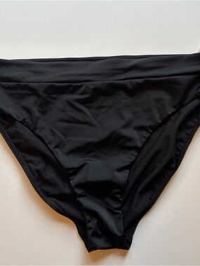 Swimsuits For All Black Bikini Bottoms 16 XL High Waist Full Coverage Pin Up Fem
